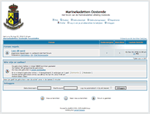 Tablet Screenshot of marinekadettenoostende.forumup.be